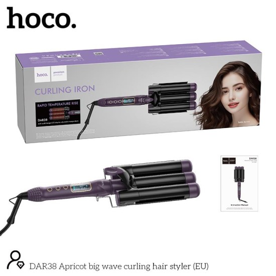 HOCO DAR38 APRICOT BIG WAVE ΣΥΣΚΕΥΗ ΓΙΑ ΜΠΟΥΚΛΕΣ 65W 230C ΜΩΒ