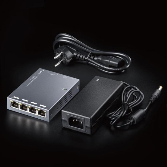 CUDY FS1006P 4+2Port 10/100M PoE+ SWITCH 60W