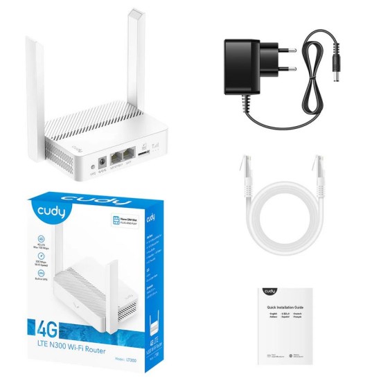 CUDY LT300_EU N300 WI-FI 4G LTE ROUTER MIMO