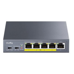 CUDY GS1005P 5-PORT GIGABIT POE+ SWITCH WITH 1 SFP PORT 120W