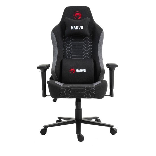 MARVO CH-178 GY  ΚΑΡΕΚΛΑ GAMING ΜΑΥΡΟ/ΓΚΡΙ