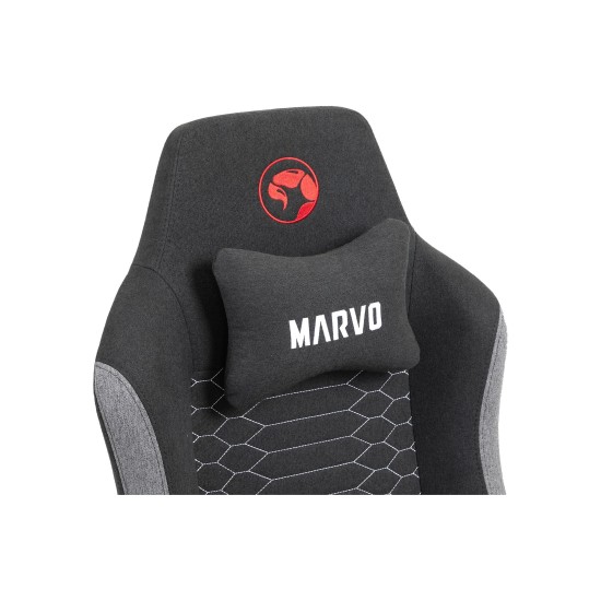 MARVO CH-178 GY  ΚΑΡΕΚΛΑ GAMING ΜΑΥΡΟ/ΓΚΡΙ