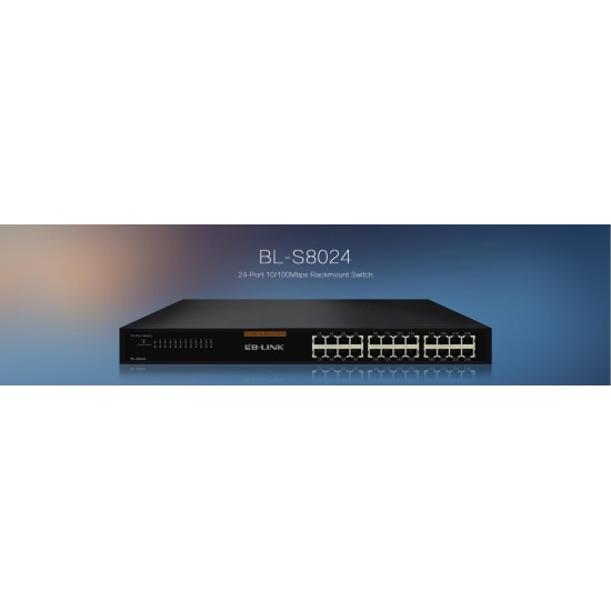 LB-LINK 24-PORT RACKMOUNT SWITCH 10/100 Mbps