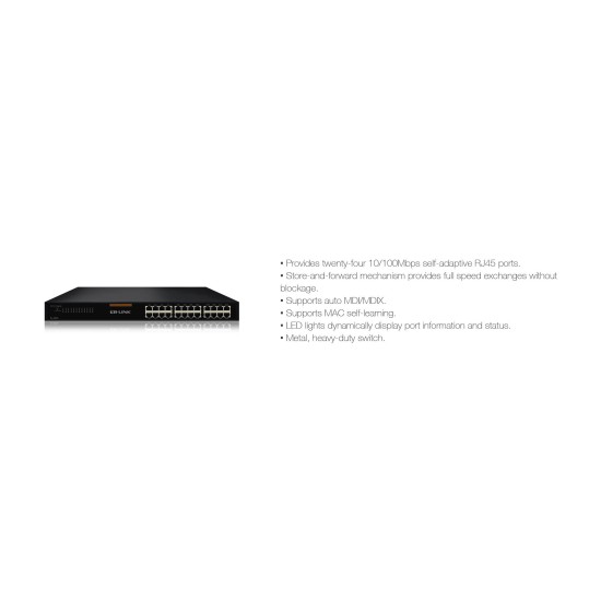 LB-LINK 24-PORT RACKMOUNT SWITCH 10/100 Mbps