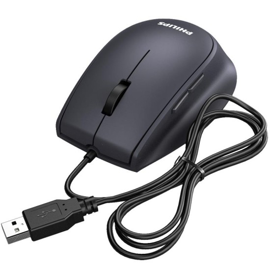 PHILIPS SPK7327 ΕΝΣΥΡΜΑΤΟ ΠΟΝΤΙΚΙ 4 ΚΟΥΜΠΙΑ ΜΑΥΡΟ