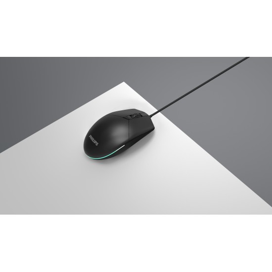 PHILIPS SPK9304 ΕΝΣΥΡΜΑΤΟ ΠΟΝΤΙΚΙ 6400dpi ΜΑΥΡΟ
