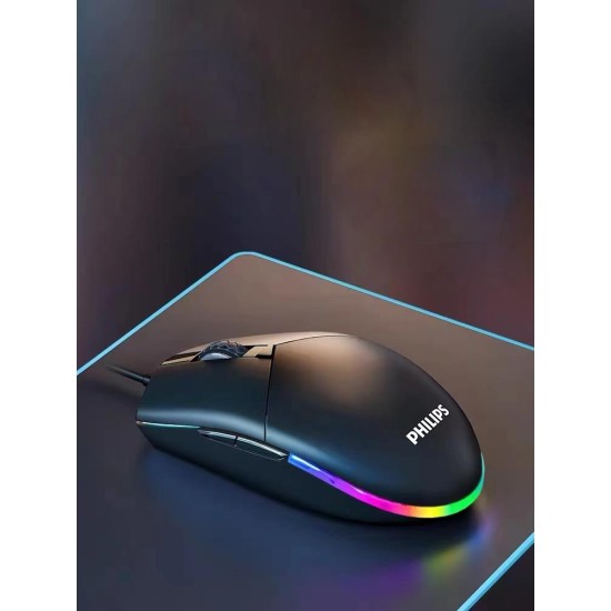 PHILIPS SPK9304 ΕΝΣΥΡΜΑΤΟ ΠΟΝΤΙΚΙ 6400dpi ΜΑΥΡΟ