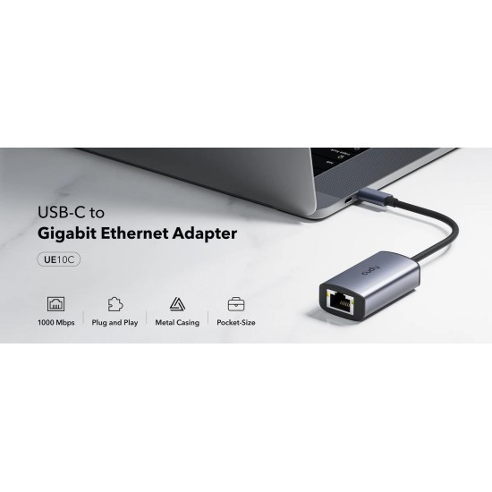 CUDY USB-C TO ETHERNET ADAPTER