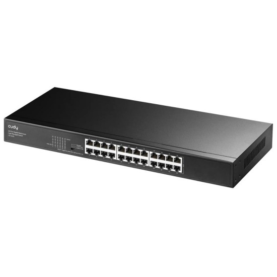 CUDY 24-PORT GIGABIT RACKMOUNT LIGHT MANAGED SWITCH