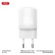 XO L151 ΦΟΡΤΙΣΤΗΣ 30W 1 ΘΥΡΑ USB-A 1 ΘΥΡΑ TYPE-C ΛΕΥΚΟΣ