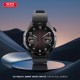 XO WATCH4 SMART WATCH AMOLED ΚΛΗΣΗ ΜΑΥΡΟ