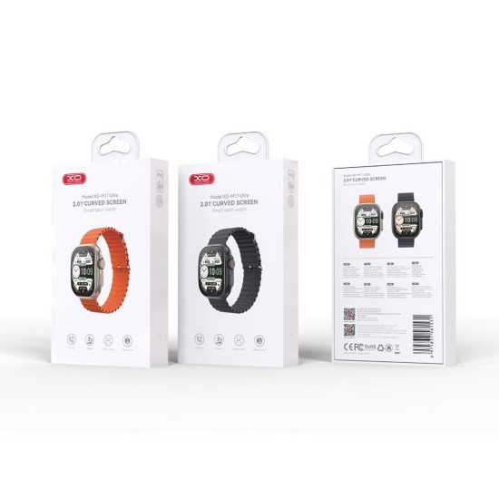 XO M11ULTRA SMART WATCH ΑΣΥΡΜΑΤΗ ΦΟΡΤΙΣΗ ΚΛΗΣΗ ΜΑΥΡΟ
