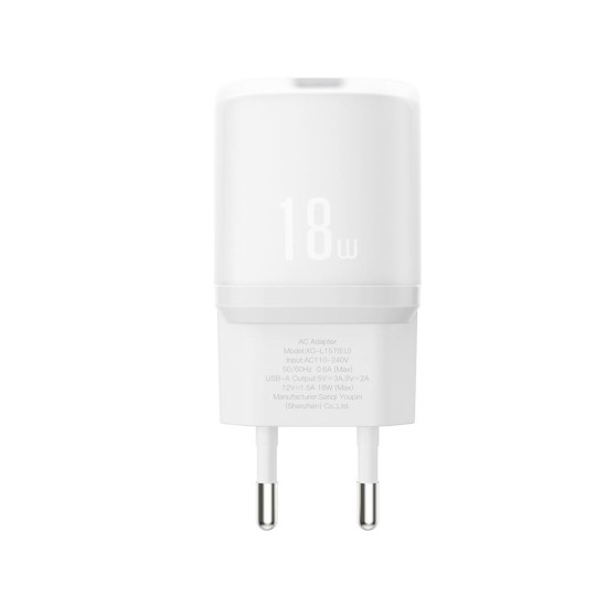 XO L157 ΦΟΡΤΙΣΤΗΣ QC3.0 18W 1 ΘΥΡΑ ΛΕΥΚΟΣ