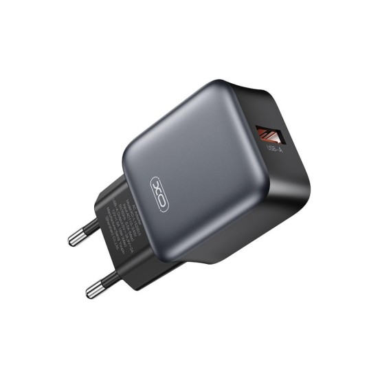 XO L152(EU) ΦΟΡΤΙΣΤΗΣ QC18W 1 ΘΥΡΑ USB-A ΜΑΥΡΟΣ
