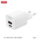 XO L149 ΦΟΡΤΙΣΤΗΣ PD30W 1 ΘΥΡΑ USB-A 1 ΘΥΡΑ TYPE-C ΛΕΥΚΟΣ