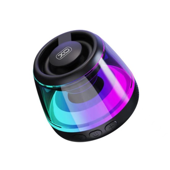 XO F62 MINI ΜΑΓΝΗΤΙΚΟ ΗΧΕΙΟ BLUETOOTH ΜΕ ΠΟΛΥΧΡΩΜΑ LED 5W ΜΑΥΡΟ