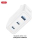 XO CE35 ΦΟΡΤΙΣΤΗΣ 100W GAN 2 ΘΥΡΕΣ TYPE-C 1 ΘΥΡΑ USB ΛΕΥΚΟΣ