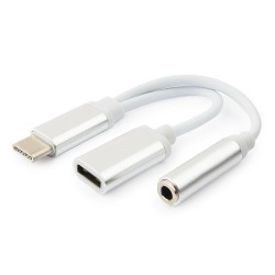 CABLEXPERT ΚΑΛΩΔΙΟ TYPE-C ΣΕ 3.5mm STEREO+POWER