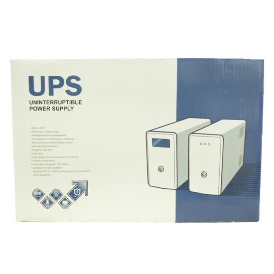 NG UPS 2000VA/1200W LINE INTERACTIVE USB 4 SCHUKO 2 x 12V9A ΟΘΟΝΗ AVR