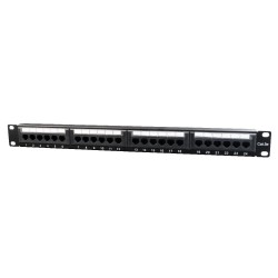 Patch Panel  Cat.5E 24 port with rear cable management