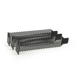 GEMBIRD PCI/PCI-E LOW PROFILE SLOT BRACKET VENTILATED (3 TEMΑΧΙΑ) ΜΑΥΡΟ
