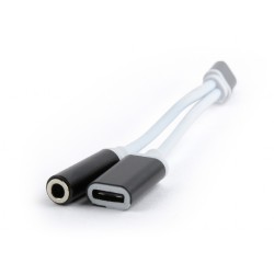 CABLEXPERT ΚΑΛΩΔΙΟ TYPE-C ΣΕ 3.5mm STEREO+POWER ΜΑΥΡΟ