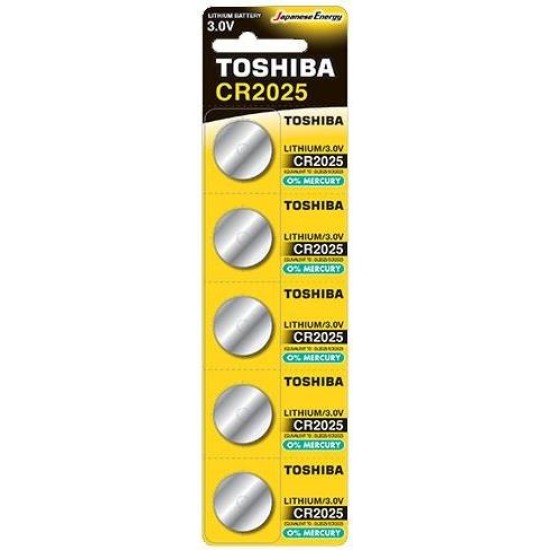 ΜΠΑΤΑΡΙΕΣ TOSHIBA ΛΙΘΙΟΥ CR 2025 (1ΤΕΜ)