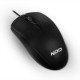 Ποντίκι ενσύρματο NOD ERGO USB WIRED OPTICAL MOUSE Black