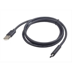 USB 2.0 AM to Type-C cable (AM/CM), 1.8 m Black